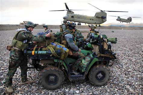 MARSOC vehicle in operation